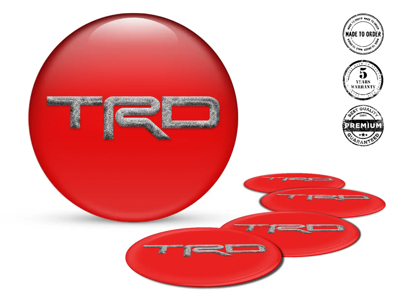 Toyota TRD Pegatinas de Rueda Tuning Grilla Racing Radiante